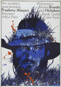 Missouri Breaks Movie Poster Print featuring classic film artwork.