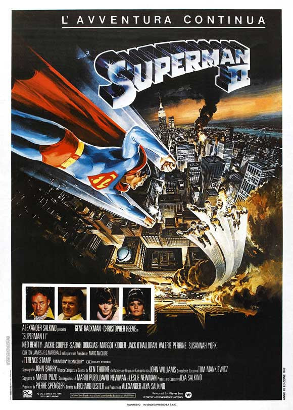 Superman 2 Movie Poster Print (11x17) | Posterazzi