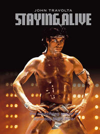 Staying Alive Movie Poster Print showcasing vibrant film art.