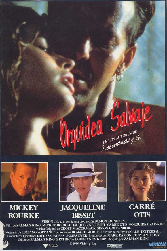 Wild Orchid Movie Poster Print showcasing vibrant colors and cinematic imagery.
