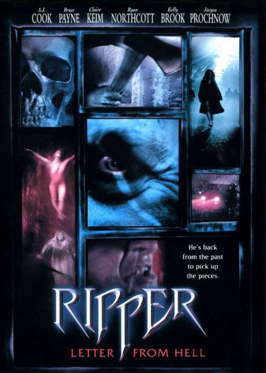 Ripper Movie Poster Print showcasing horror genre artwork.