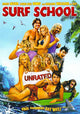 Surf School Movie Poster Print showcasing vibrant surfing theme.