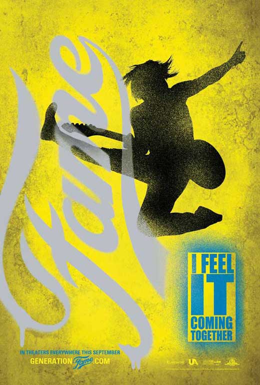 Fame Movie Poster Print showcasing the iconic film.