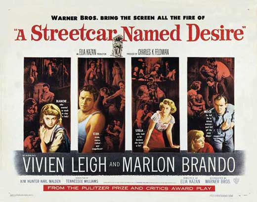 A Streetcar Named Desire Movie Poster Print (11x17)