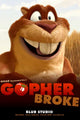 Gopher Broke Movie Poster Print showcasing animated antics.