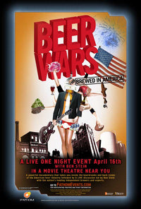 Beer Wars Movie Poster Print showcasing craft beer culture.