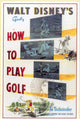 How to Play Golf Movie Poster Print - Humorous golf-themed artwork