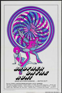 Brother on the Run Movie Poster Print showcasing thrilling visuals.