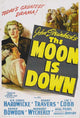 The Moon Is Down Movie Poster Print showcasing dramatic film imagery.