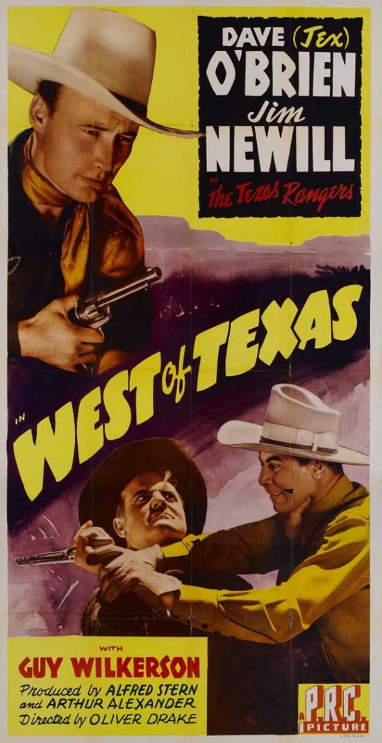 West of Texas Movie Poster Print showcasing vibrant imagery
