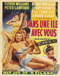 On an Island With You Movie Poster Print showcasing classic film.