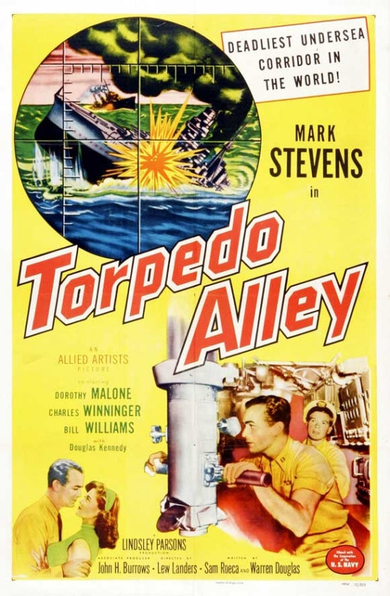 Torpedo Alley Movie Poster - Classic War Film Art