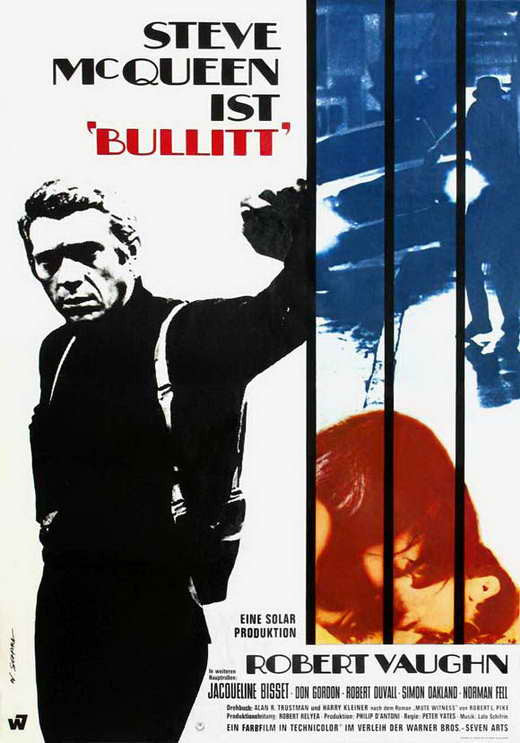 Bullitt Movie Poster Print (27x40) - Iconic Film Art