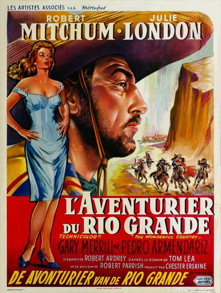 The Wonderful Country movie poster print showcasing vibrant artwork.