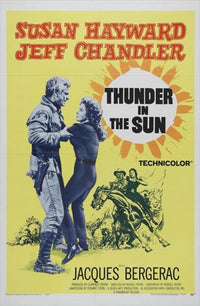 Thunder in the Sun Movie Poster Print featuring vibrant colors and iconic imagery.