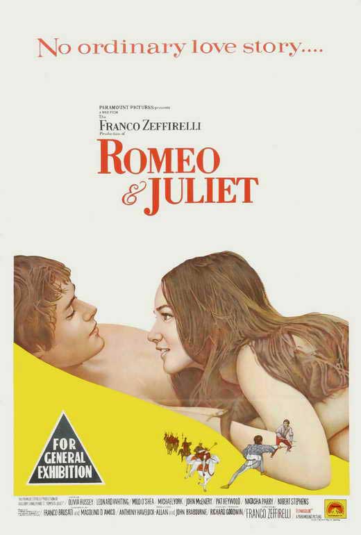Romeo & Juliet Movie Poster Print - Classic Film Art