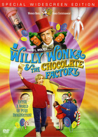 Willy Wonka & the Chocolate Factory Movie Poster Print featuring colorful artwork.