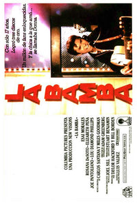La Bamba Movie Poster Print featuring vibrant colors and dynamic imagery.