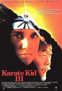 The Karate Kid: Part 3 Movie Poster Print showcasing action-packed scenes.