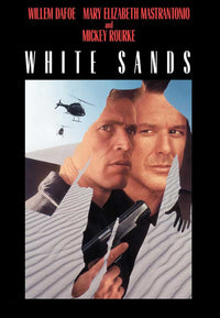 White Sands Movie Poster Print featuring vibrant imagery and cinematic appeal.