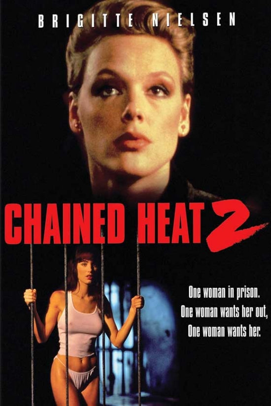 Chained Heat II Movie Poster Print featuring vibrant movie imagery.