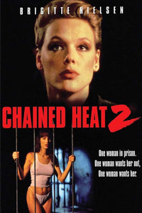Chained Heat II Movie Poster Print featuring vibrant movie imagery.