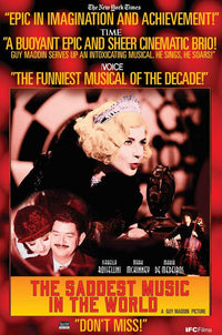 The Saddest Music in the World Movie Poster Print showcasing cinematic art.