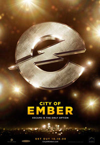 City of Ember Movie Poster Print showcasing a vibrant underground city.