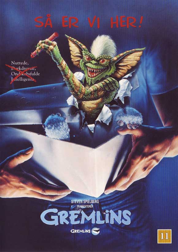 Gremlins Movie Poster Print featuring iconic characters.