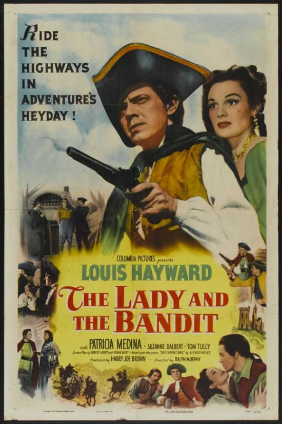 The Lady and the Bandit Movie Poster Print showcasing classic film art.
