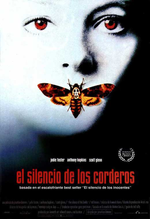 The Silence of the Lambs Movie Poster Print showcasing iconic film imagery.