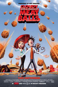 Cloudy with a Chance of Meatballs Movie Poster Print 27x40