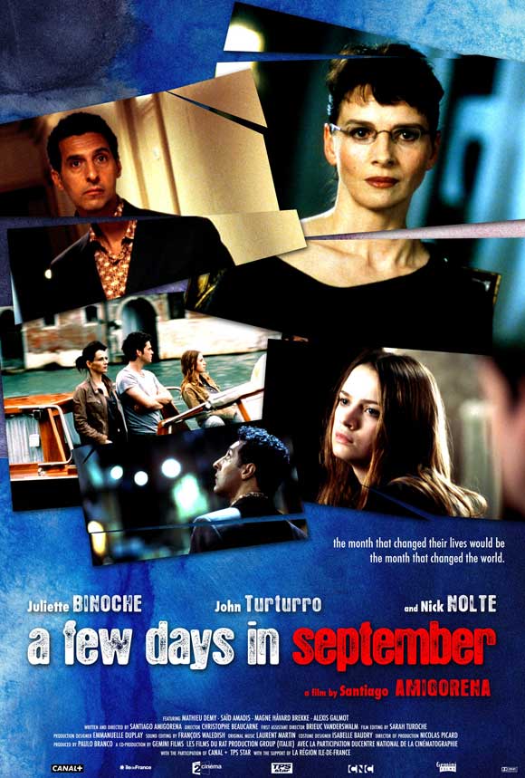 A Few Days in September Movie Poster Print showcasing captivating film art