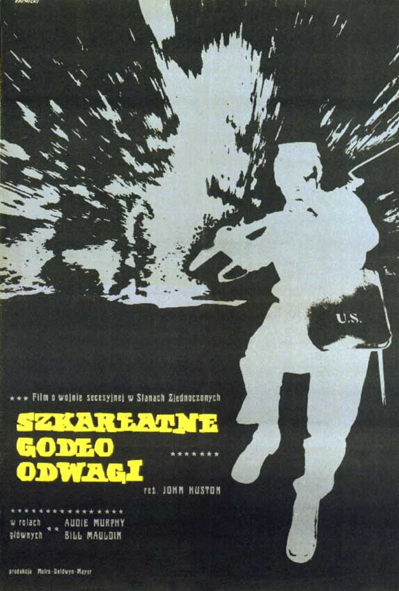 The Red Badge of Courage movie poster print, capturing the essence of bravery and war.