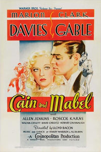 Cain and Mabel Movie Poster Print showcasing classic cinema art.