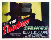 The Shadow Strikes Movie Poster Print showcasing classic cinematic style.