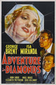 Adventure in Diamonds Movie Poster Print showcasing vibrant colors and cinematic art.