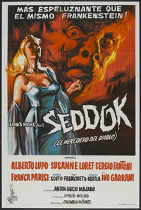 Atom Age Vampire Movie Poster Print showcasing classic horror artwork.
