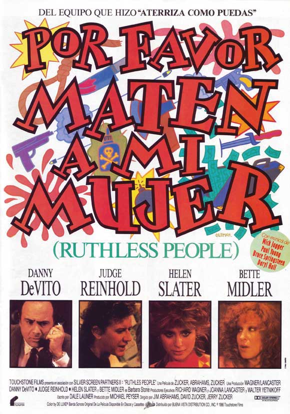 Ruthless People Movie Poster Print - Classic Comedy Artwork
