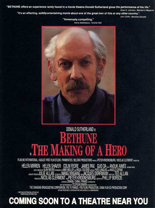Bethune: The Making of a Hero Movie Poster Print