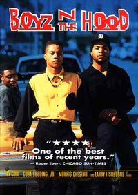 Boyz N the Hood Movie Poster Print featuring iconic film imagery.