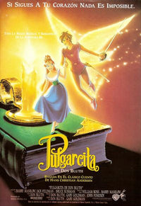 Thumbelina Movie Poster Print featuring classic animation art.