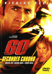 Gone in 60 Seconds Movie Poster Print featuring a high-octane car chase scene.