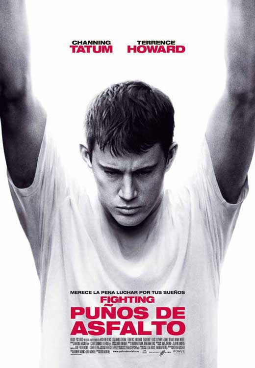 Fighting Movie Poster Print featuring dynamic imagery and vibrant colors.