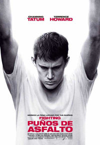 Fighting Movie Poster Print featuring dynamic imagery and vibrant colors.