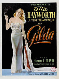 Gilda Movie Poster Print showcasing classic film art.