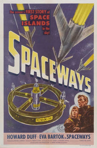 Spaceways Movie Poster Print featuring sci-fi adventure visuals.