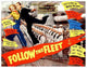 Follow the Fleet Movie Poster Print featuring classic film imagery.