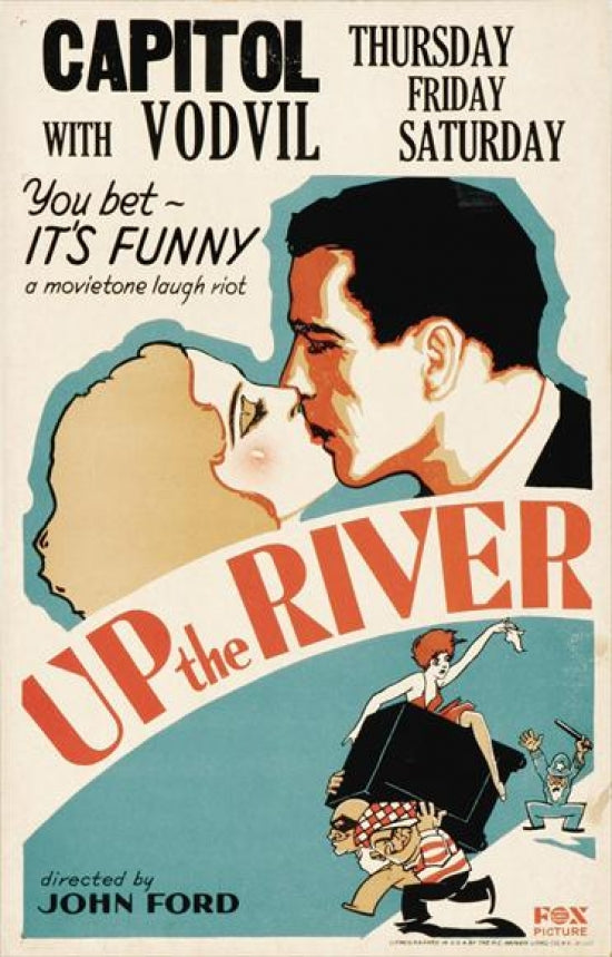 Up the River Movie Poster Print featuring classic film art.