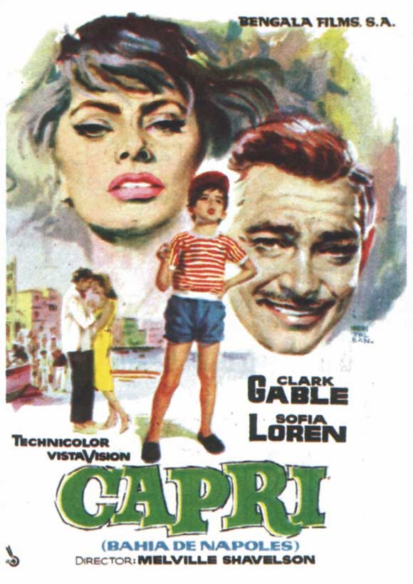 It Started in Naples Movie Poster Print showcasing classic cinema.